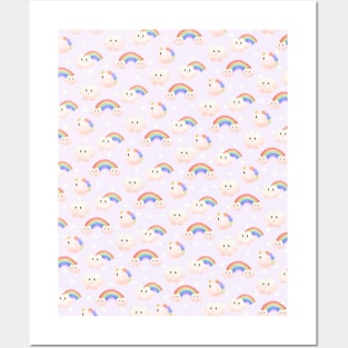 Rainbows and unicorns Posters and Art